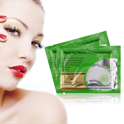 10pcs/lot Anti-Wrinkle Crystal Collagen Eye Mask