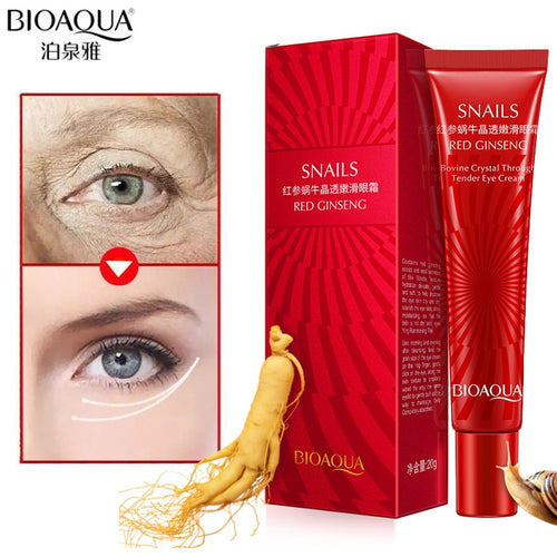 BIOAQUA Anti Wrinkle Anti Aging Eye Cream Ageless Effectively Remove Dark Circles Puffiness Repair Eye Lifting Moisturizer Cream